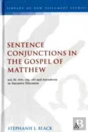 Sentence Conjunctions In The Gospel Of Matthew