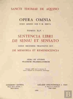 Bertrand.pt - Sentencia Libri De Sensu (De Memoria) T2