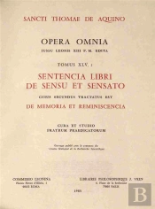 Sentencia Libri De Sensu (Se Memoria) Relie, T45, Vol 2