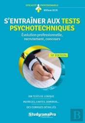 S'Entrainer Aux Tests Psychotechniques - Evolution Professionnelle  - Recrutements - Concours