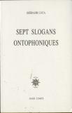 Sept Slogans Ontophoniques