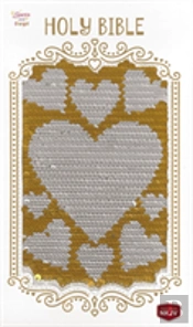 Sequin Sparkle And Change Bible: Silver And Gold Nkjv