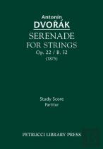 Serenade For Strings, Op. 22 / B. 52 - Study Score