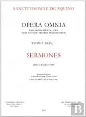 Sermones Relié - Opera Omnia Tomus Xliv Volume 1