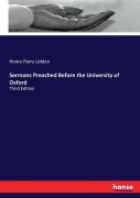 Sermons Preached Before The University Of Oxford