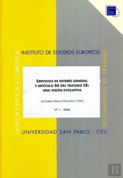 Bertrand.pt - Servicios De Interés General Y Artículo 86 Ce: Una Visión Evolutiva