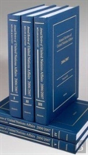 Set: 2015 Annl Rev Un Affairs (6 Volumes)
