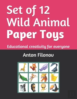 Bertrand.pt - Set Of 12 Wild Animal Paper Toys