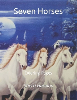 Bertrand.pt - Seven Horses: Coloring Pages