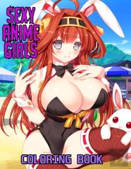 Sexy Anime Girls Coloring Book