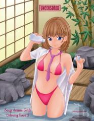 Sexy Anime Girls Uncensored Coloring Book 3