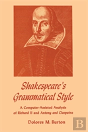 Shakespeare'S Grammatical Style