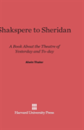 Shakspere To Sheridan