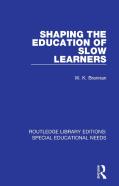 Shaping The Education Of Slow Learners