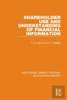 Shareholder Use And Understanding Of Financial Information