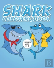 Shark Coloring Book For Kids Ages 3-5