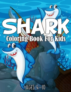 Bertrand.pt - Shark Coloring Book For Kids Ages 4-10