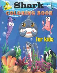 Shark Coloring Book For Kids