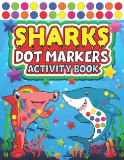Bertrand.pt - Sharks Dot Markers Activity Book