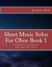 Sheet Music Solos For Oboe Book 1