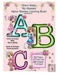 Sherri Baldy My Besties Alphabet Besties Coloring Book