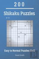 Shikaku Puzzles - 200 Easy To Normal Puzzles 12x12 Vol.13