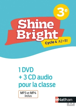 Bertrand.pt - Shine Bright : Anglais : 3e : A2>B1 : Matériel Collectif (Édition 2022)