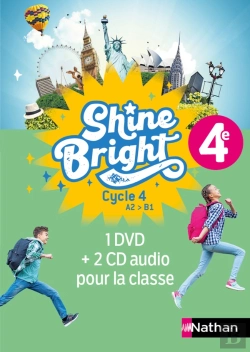 Bertrand.pt - Shine Bright : Anglais ; 4e ; A2>B1 (Édition 2023)