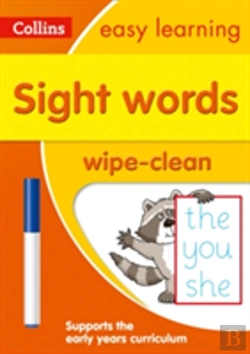 Bertrand.pt - Sight Words Age 3-5 Wipe Clean Activity Book