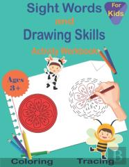 Sight Words And Drawing Skills Activity Workbook For Kids
