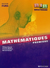 Sigma; Mathématiques ; 1ère Sti2d Stl (Édition 2011)