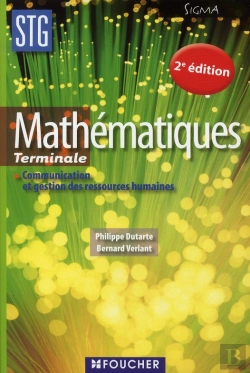 Bertrand.pt - Sigma; Mathématiques ; Terminale Stg (2e Édition)