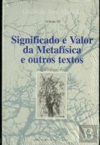 Significado e Valor da Metafisica