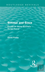Simmel And Since (Routledge Revivals)