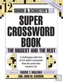 Bertrand.pt - Simon And Schuster Super Crossword Puzzle Book #12
