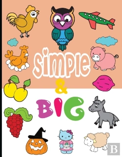 Bertrand.pt - Simple And Big Coloring Book For Toddlers