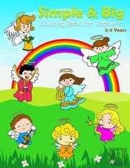 Simple & Big Coloring Book For Toddlers 2-4 Years