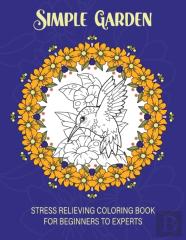 Simple Garden Coloring Book