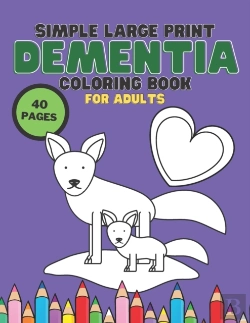 Bertrand.pt - Simple Large Print Coloring Book For Adult Dementia