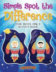 Simple Spot The Difference For Boys Only Activity Book
