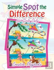 Simple Spot The Difference For Girls Only Activity Book