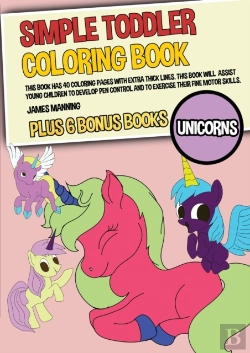 Bertrand.pt - Simple Toddler Coloring Books (Unicorns)