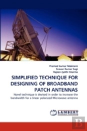 Simplified Technique For Designing Of Broadband Patch Antennas