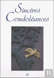 Sinceres Condoleances + Cartes
