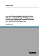 Sinn Und Notwendigkeit Strafrechtlichen Schutzes Vor Bedrohung, Verfolgung Und Gewalt