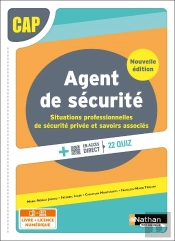 Situations Professionnelles De Sécurité Privée Et Savoirs Associés ; Cap Agent De Sécurité ; Livre Du Professeur (Édition 2024)