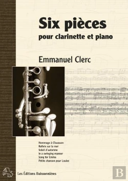 Bertrand.pt - Six Pièces Pour Clarinettes & Piano ; Partitions