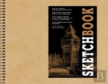 Sketchbook 7 X 10'' Kraft Spiral Hardcover Mixed Media Sketchbook For Drawing