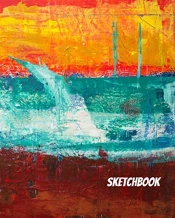 Sketchbook: Abstract Paint Design Drawin