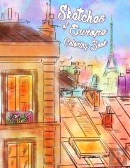 Sketches Of Europe Coloring Book